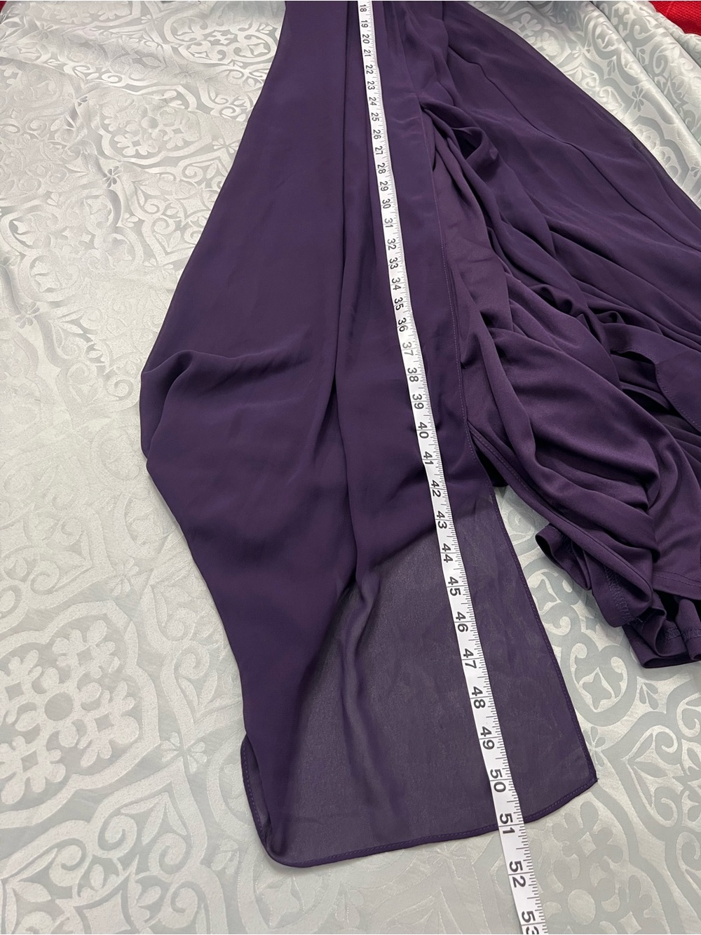 Ever Pretty  Chiffon Gown in Purple size large - Picture 8 of 8